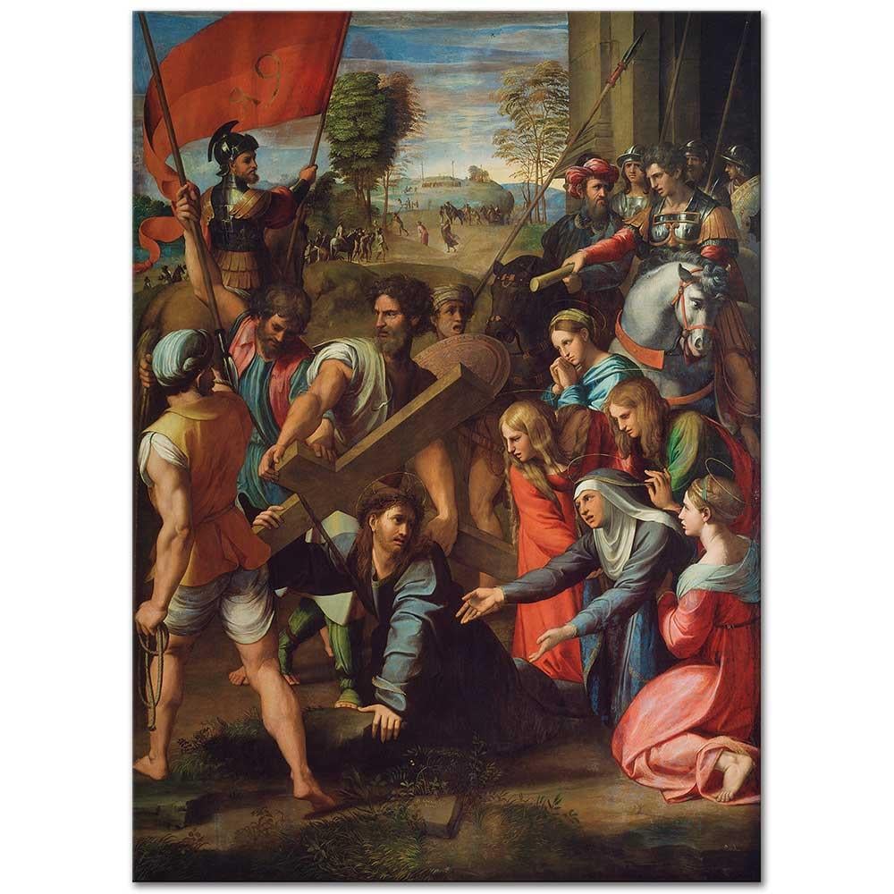 Christ Falling on the Way to Calvary by Raphael
