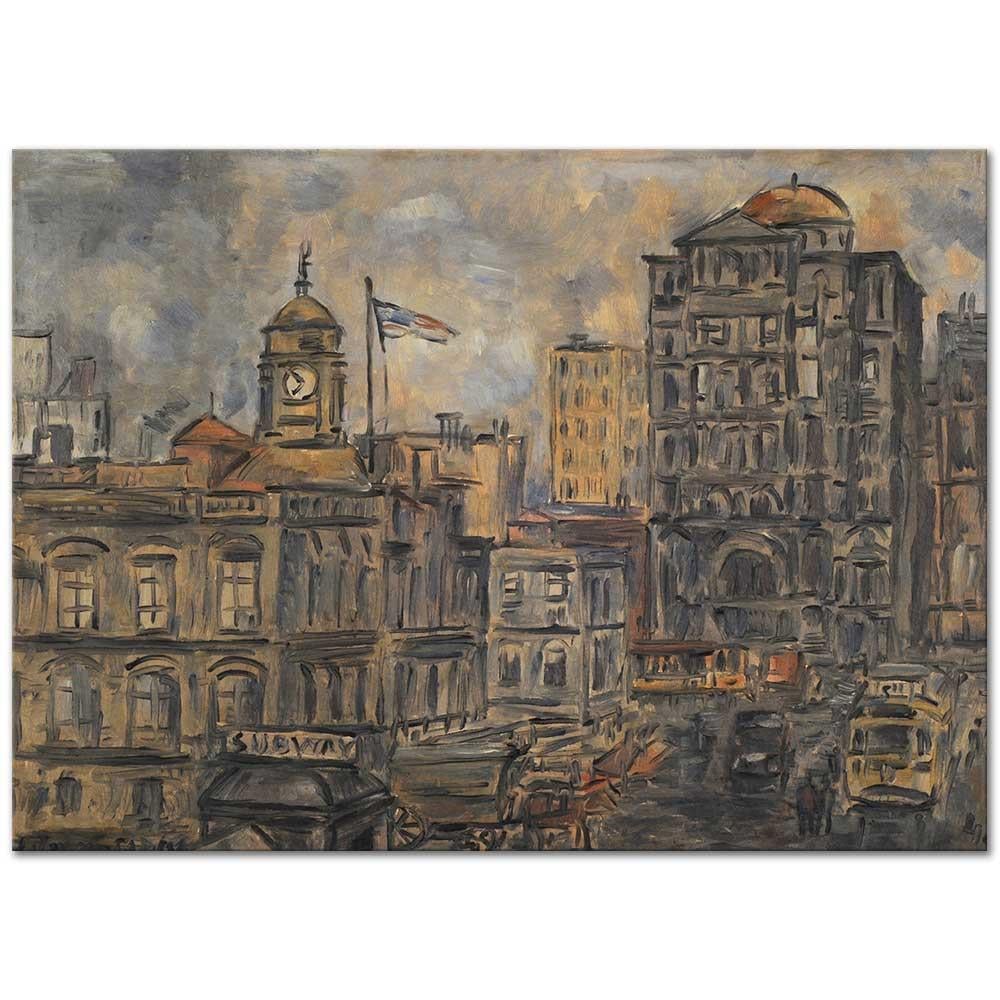 City Hall by Joaquín Torres García as Fine Art Print