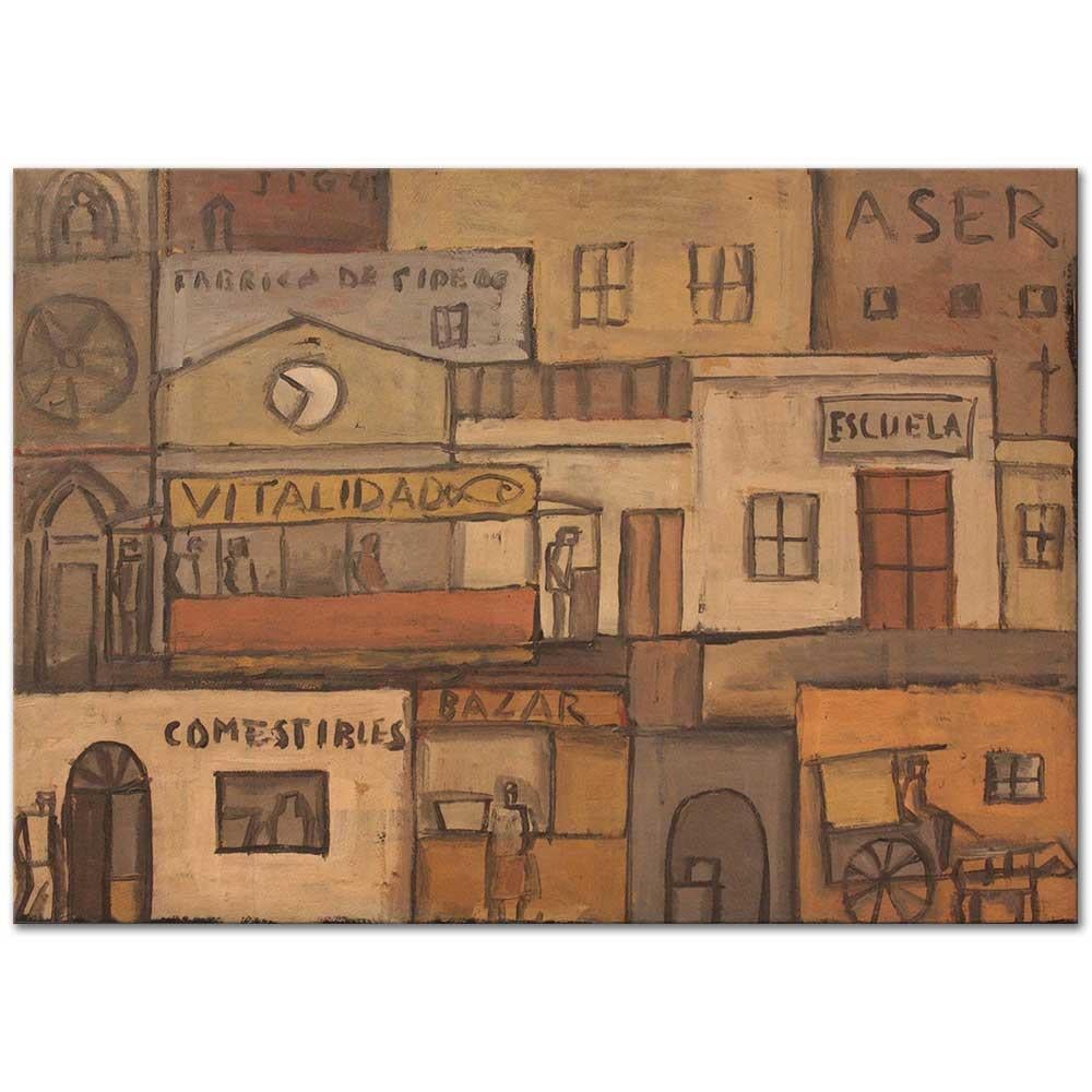 Ciudad by Joaquín Torres García as Fine Art Print