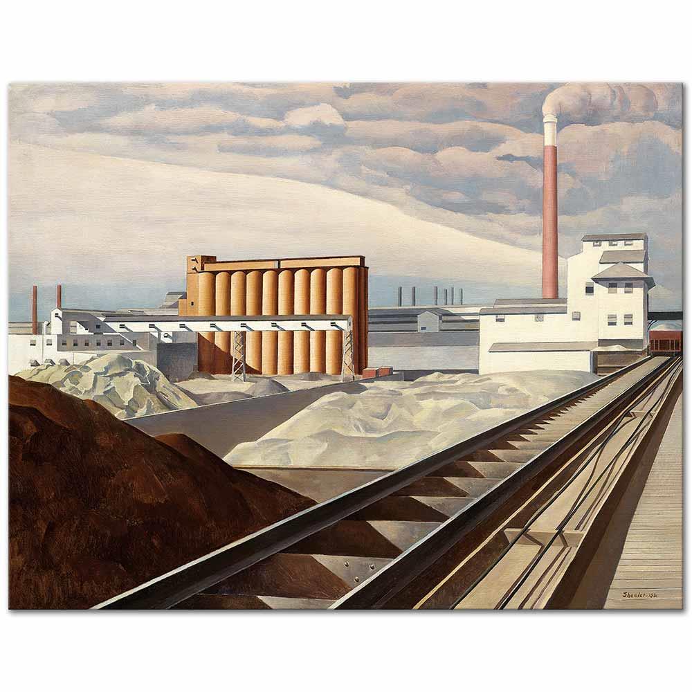 Classic Landscape by Charles Sheeler as Art Print