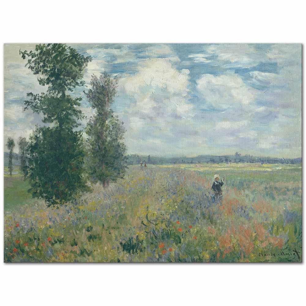 Poppy Fields near Argenteuil by Claude Monet