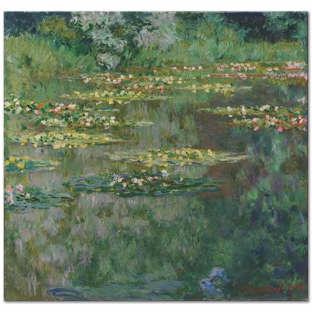 Claude Monet Nilüferler veya Nilüfer Göleti Kanvas Tablo