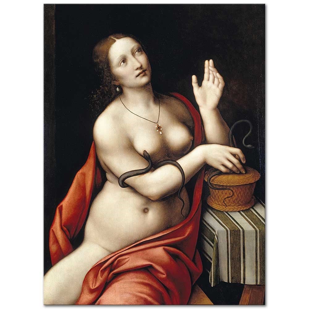 Giampietrino Kleopatra Kanvas Tablo