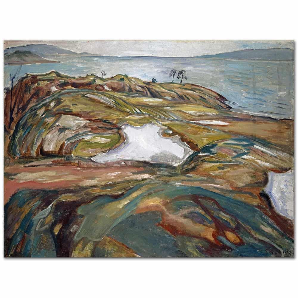Coastal Landscape by Edvard Munch as Art Print