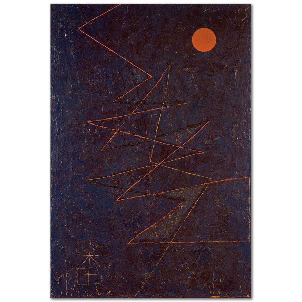Paul Klee Renkli Işıklar Kanvas Tablo