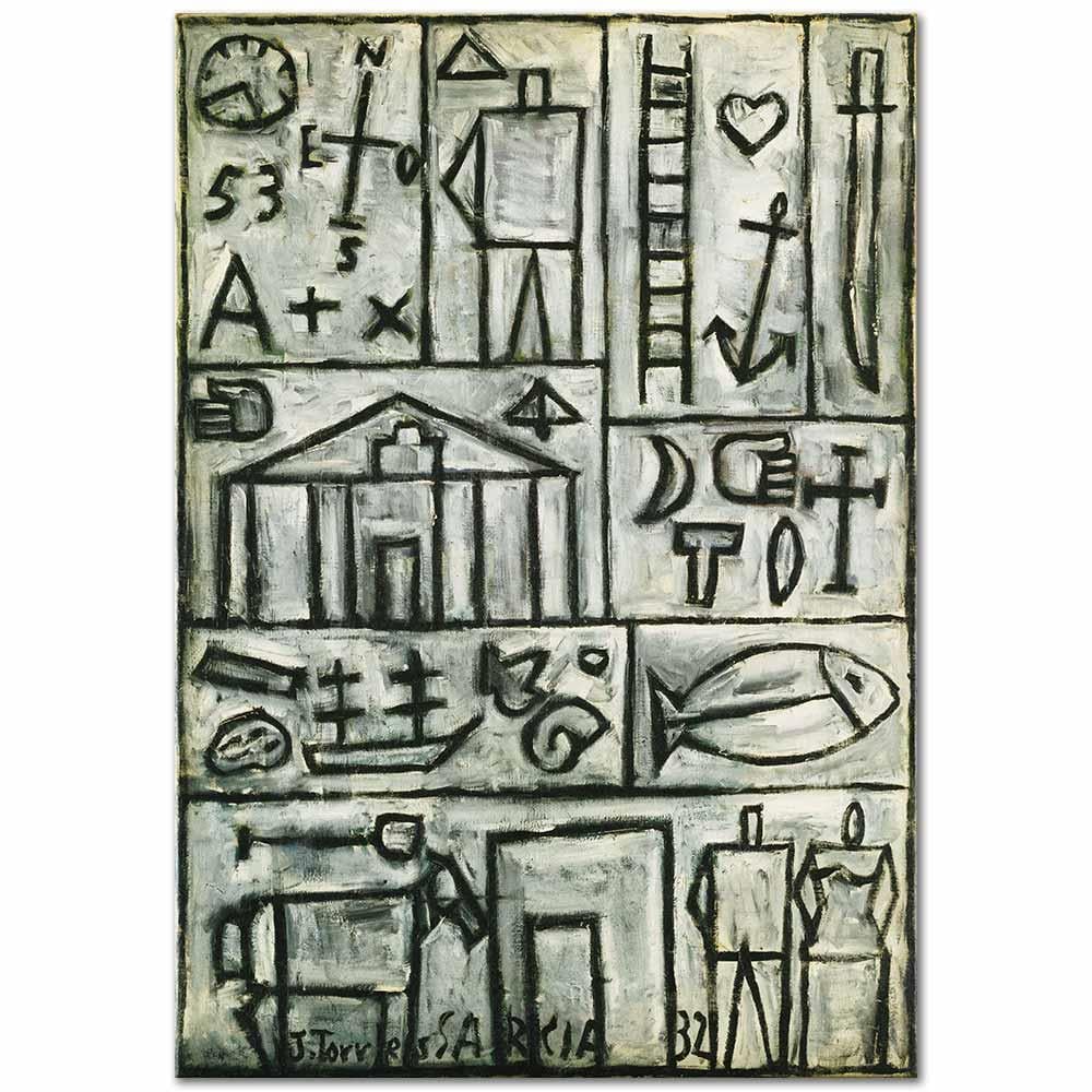 Composition by Joaquin Torres Garcia