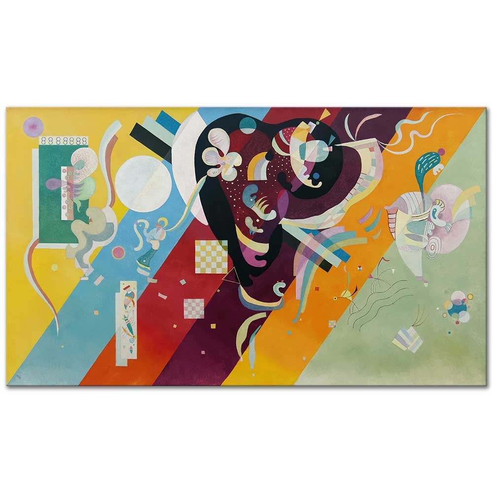 Wassily Kandinsky Kompozisyon 09 Kanvas Tablo