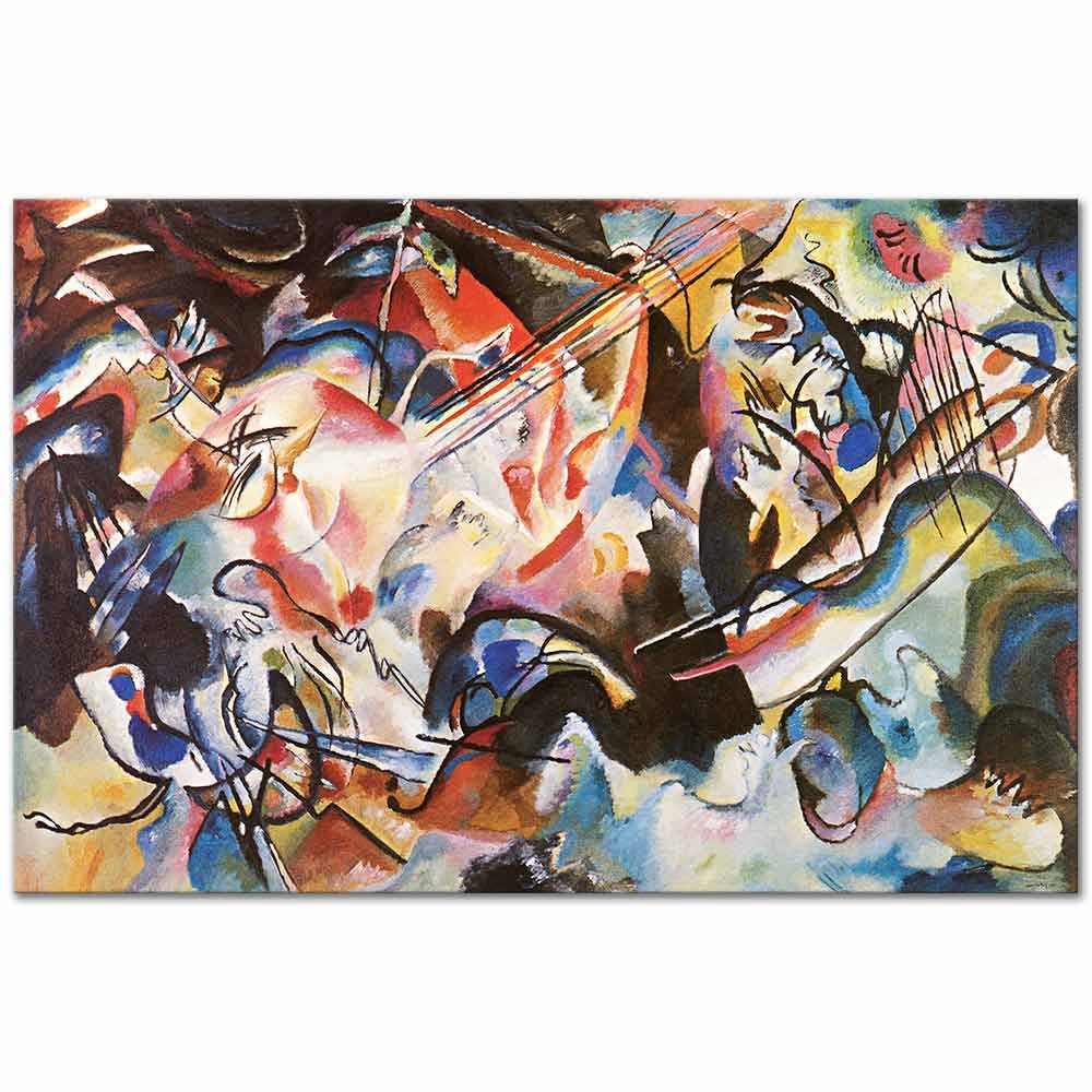 Wassily Kandinsky Kompozisyon 06 Kanvas Tablo