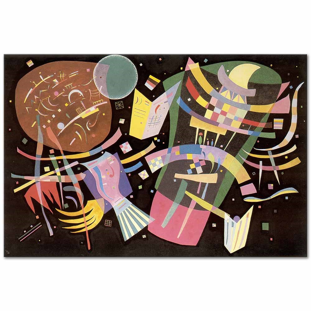 Wassily Kandinsky Kompozisyon 10 Kanvas Tablo