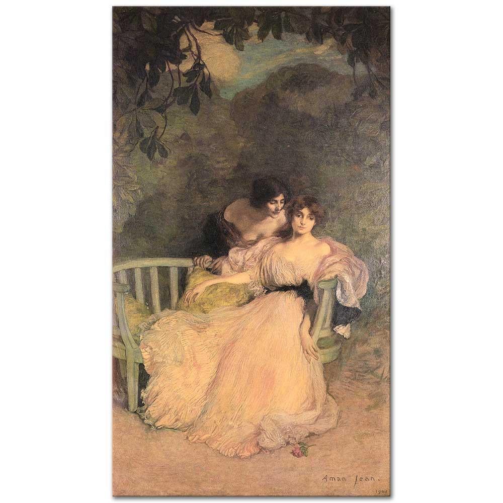 Confidence by Edmond Francois Aman Jean as Art Print