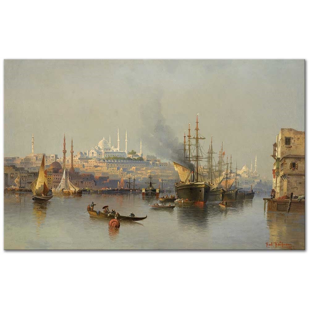 Karl Kaufmann Konstantinopol Kanvas Tablo