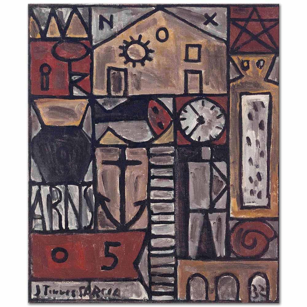 Constructive Composition by Joaquin Torres Garcia