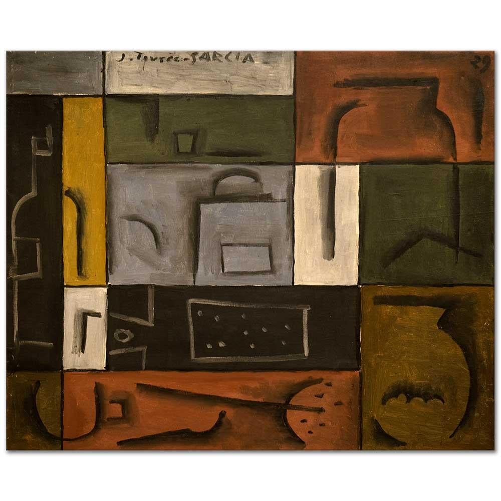 Constructive Painting by Joaquín Torres García as Art Print