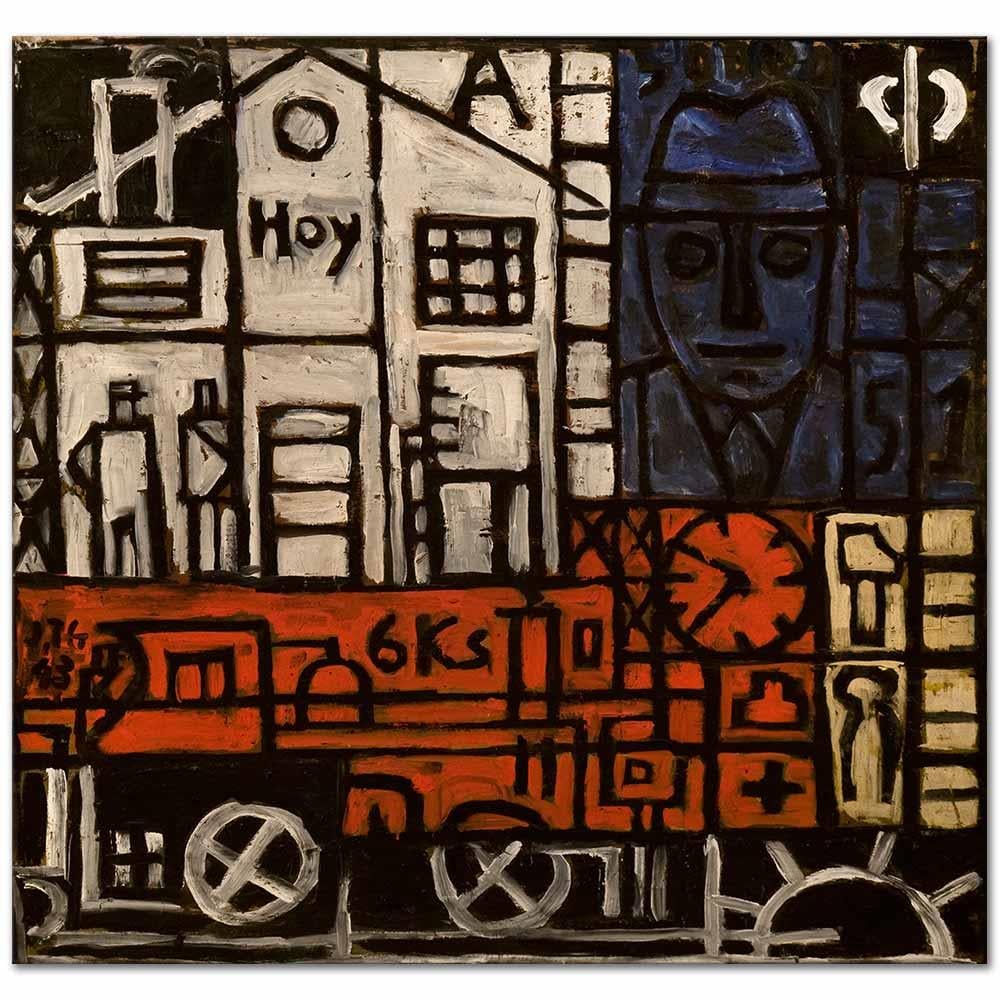 Constructive Painting by Joaquín Torres García as Fine Art Print