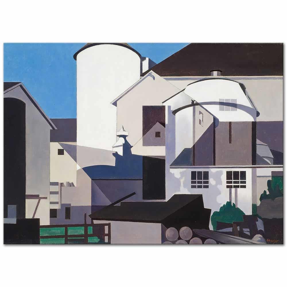 Charles Sheeler Sohbetin Parçası Kanvas Tablo