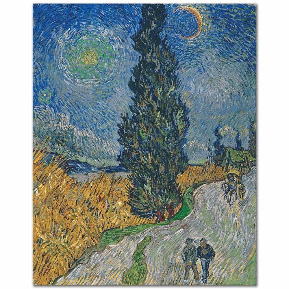 Country road in Provence by Night by Vincent van Gogh