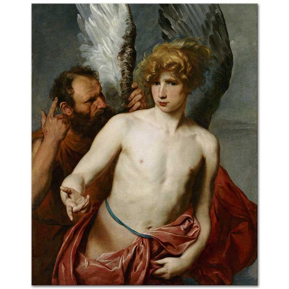 Anthony van Dyck Daedalus ve Icarus Kanvas Tablo