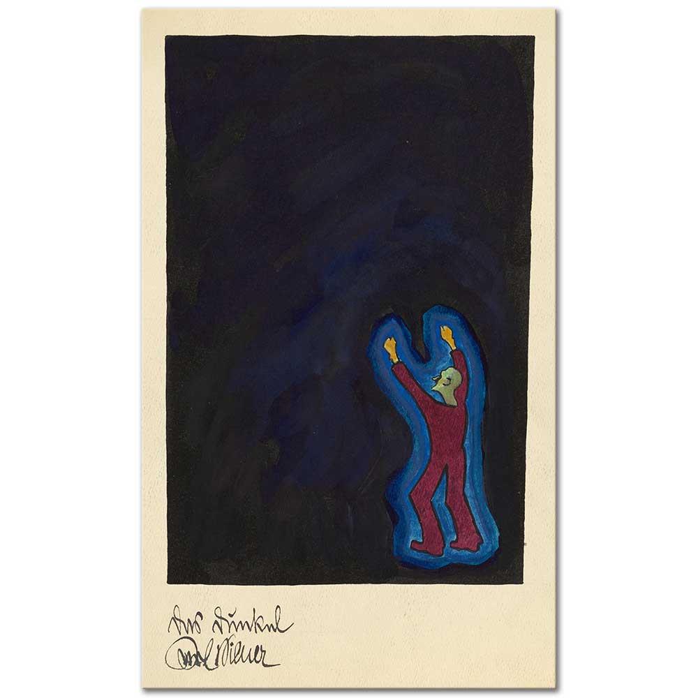 Karl Wiener Karanlık Kanvas Tablo