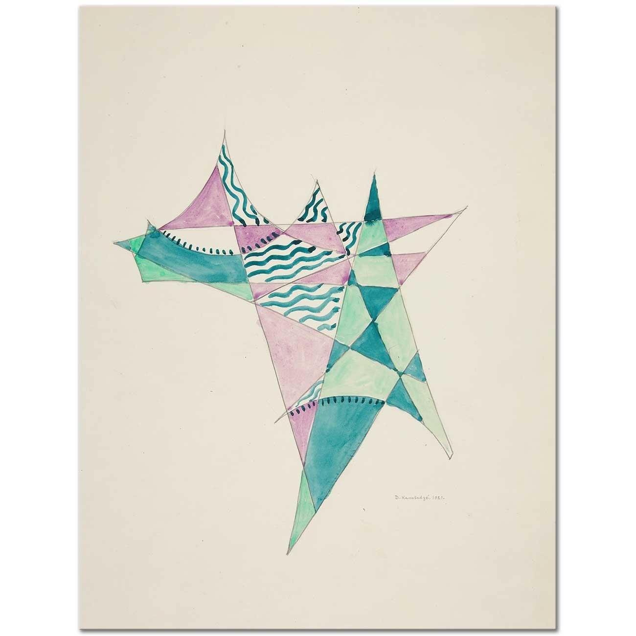 Abstraction Based On Sails VIII by David Kakabadze