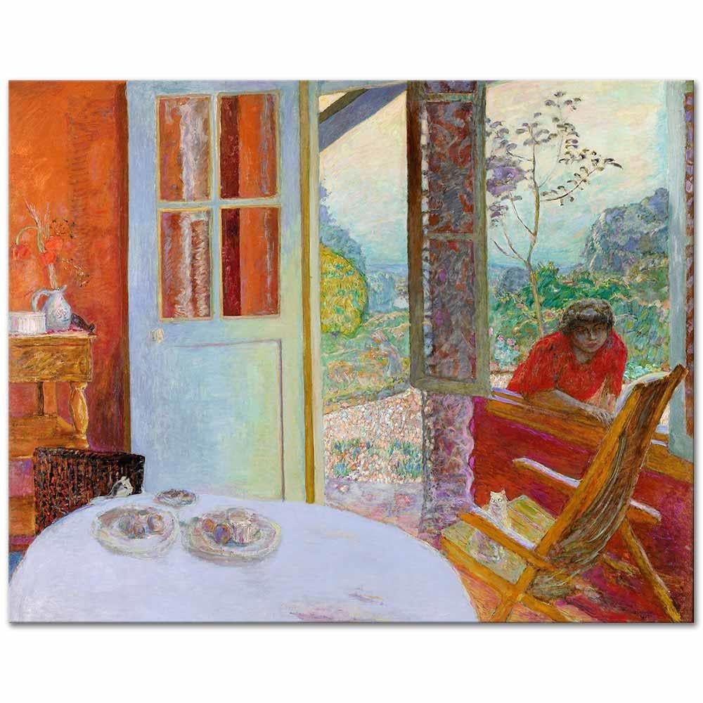 Pierre Bonnard Kırsalda Yemek Odası Kanvas Tablo