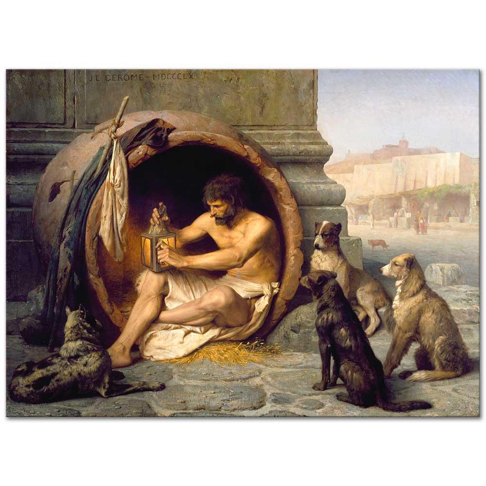 Diogenes by Jean Leon Gerome as Fine Art Print