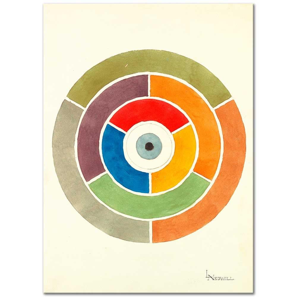 Elizabeth A. Nedwill Birincil, İkincil ve Üçüncül Renkler Kanvas Tablo