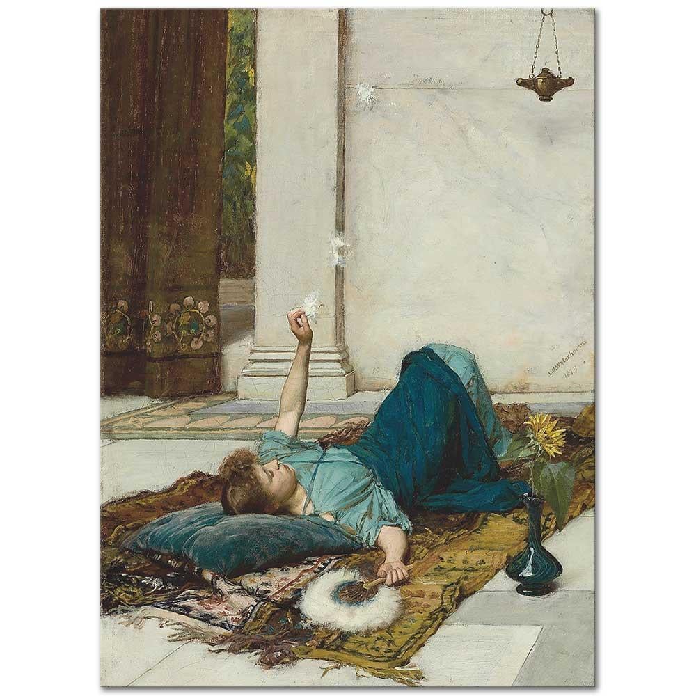 John William Waterhouse Huzur Kanvas Tablo
