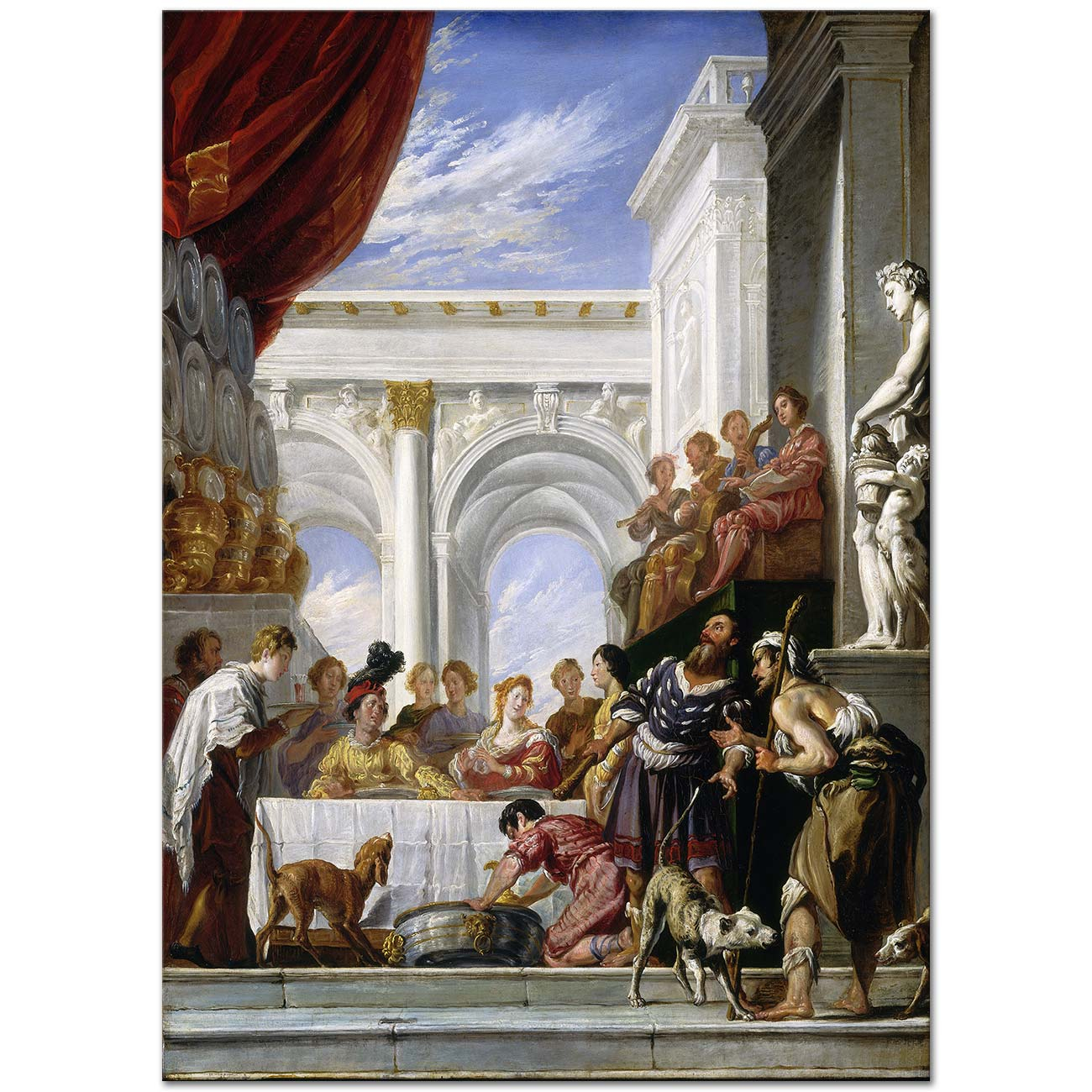 The Parable of Lazarus and the Rich Man by Domenico Fetti