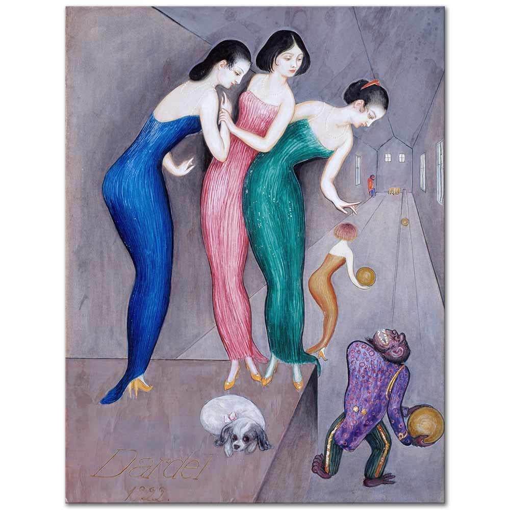 Nils Dardel Rüyalar ve Fanteziler no.1 Kanvas Tablo