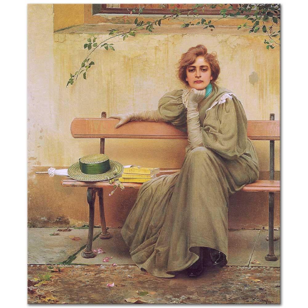 Vittorio Matteo Corcos Rüyalar Kanvas Tablo