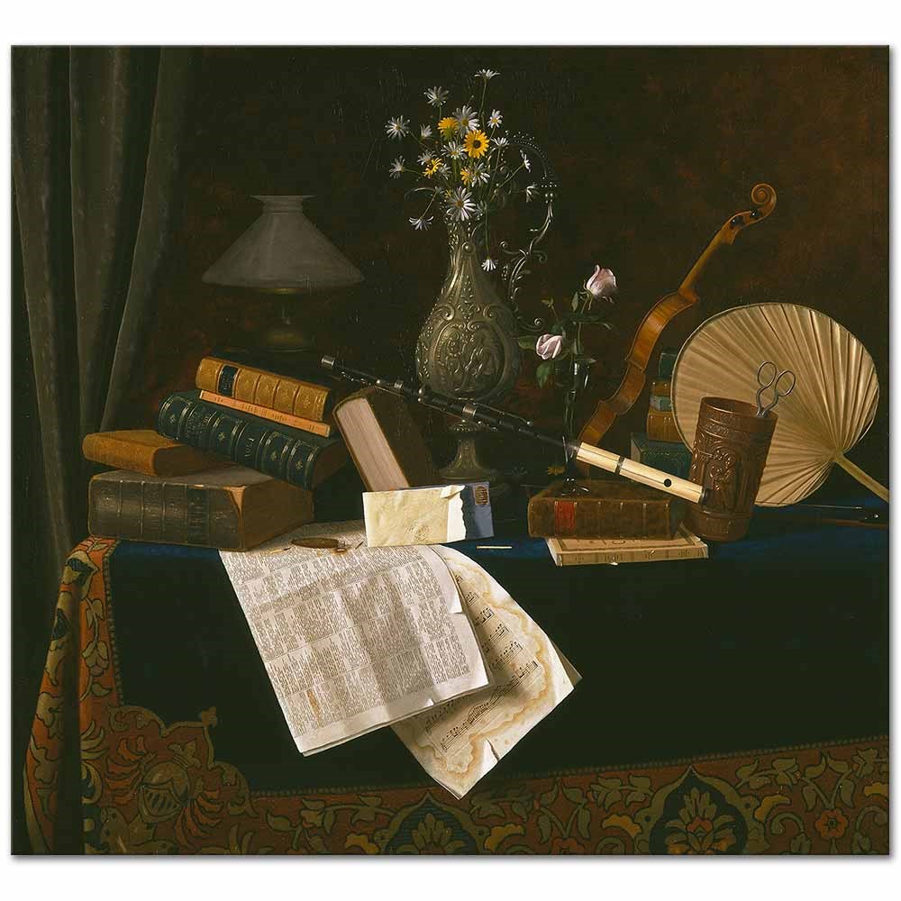 Ease by William Michael Harnett as Fine Art Print