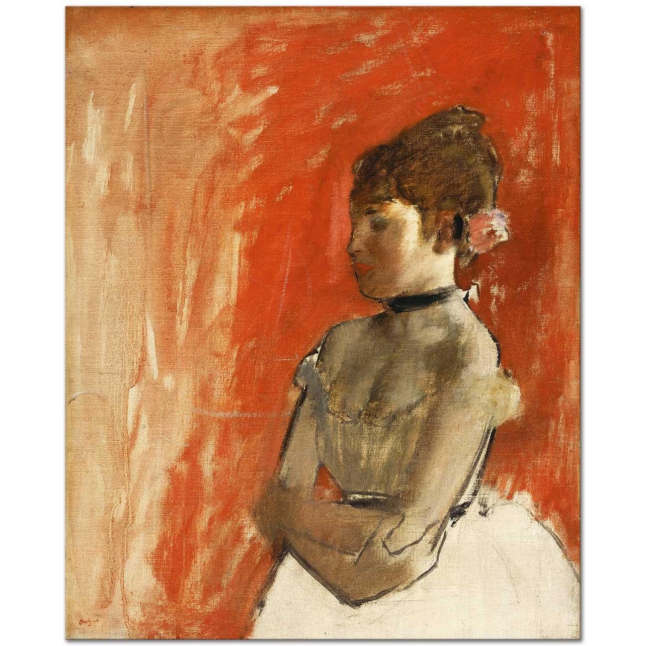 Edgar Degas Balerin Pozu Kanvas Tablo