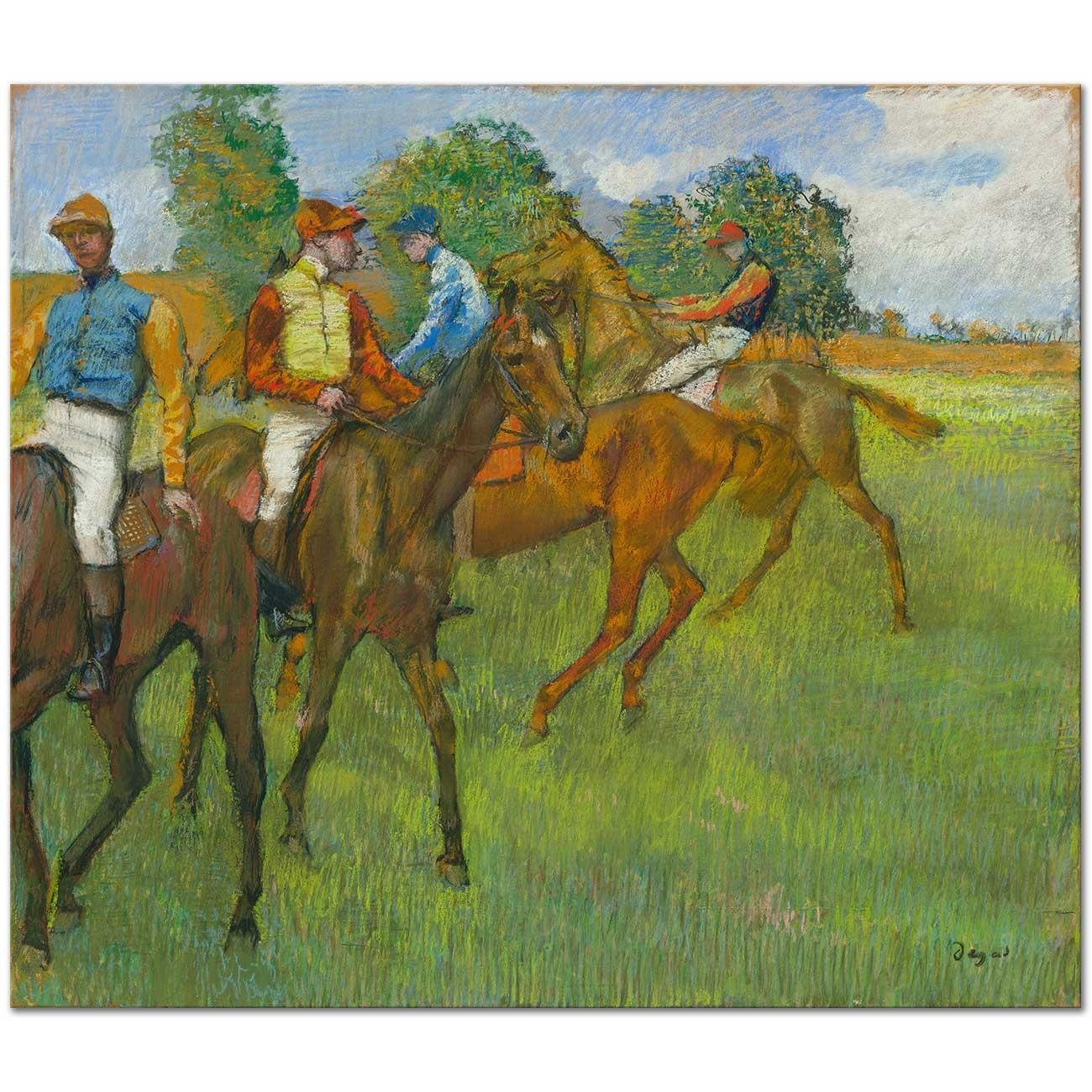 Edgar Degas Yarış Öncesi Kanvas Tablo