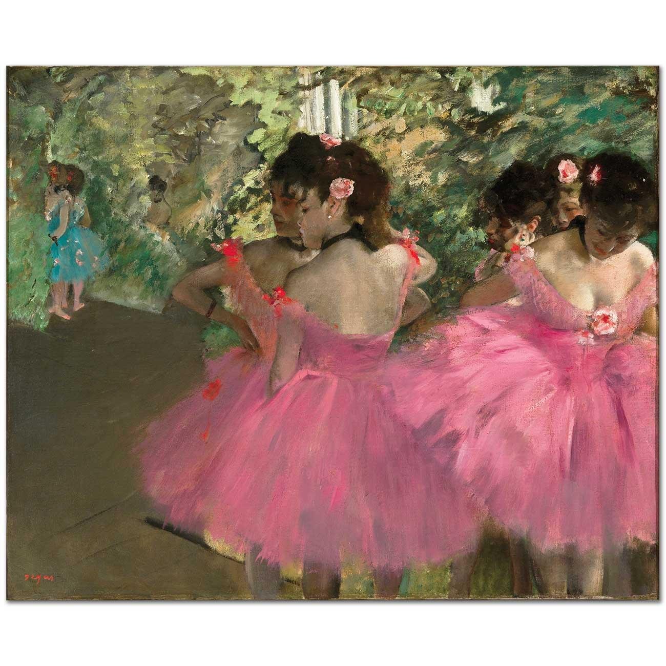 Dancers in Pink by Edgar Degas