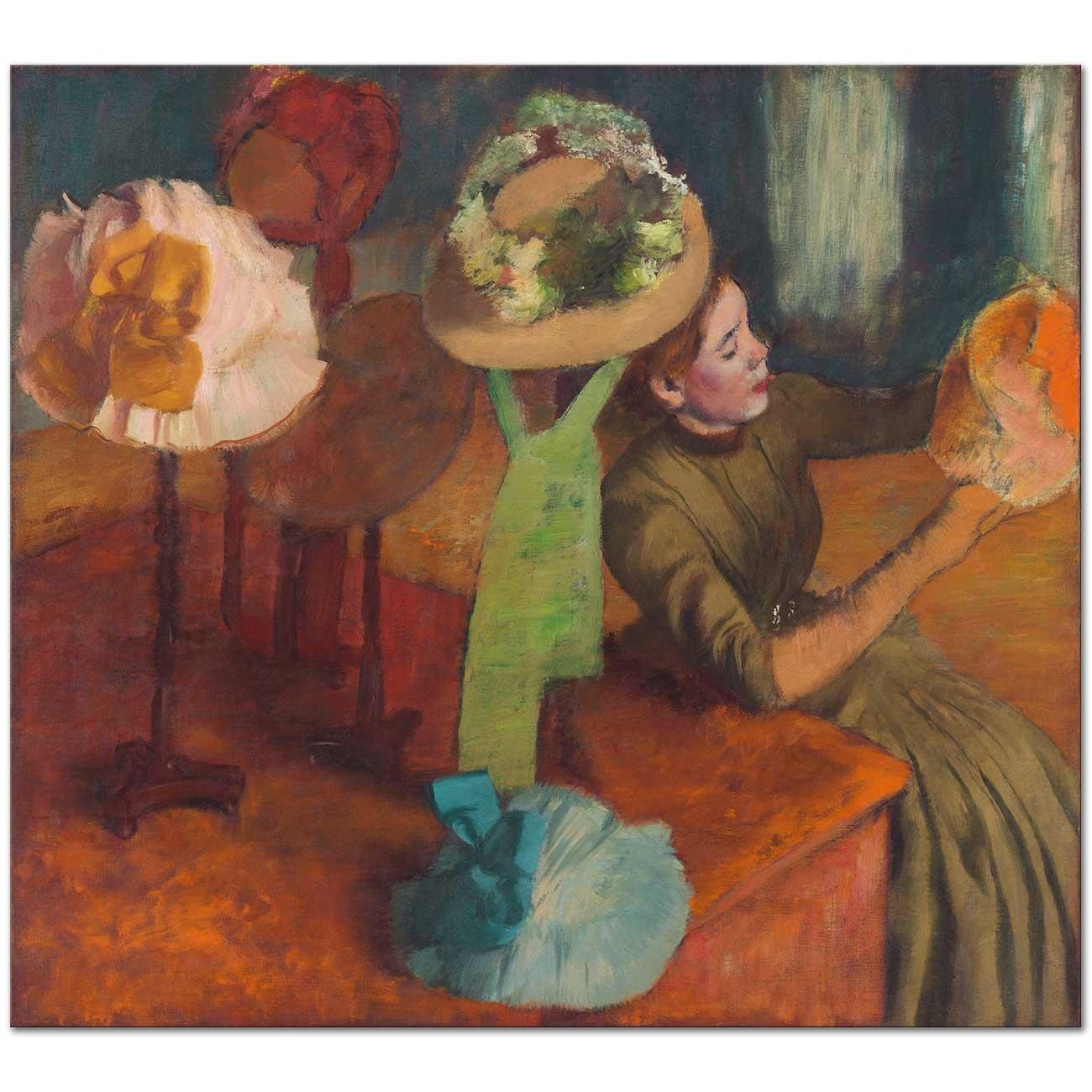 The Millinery Shop by Edgar Degas