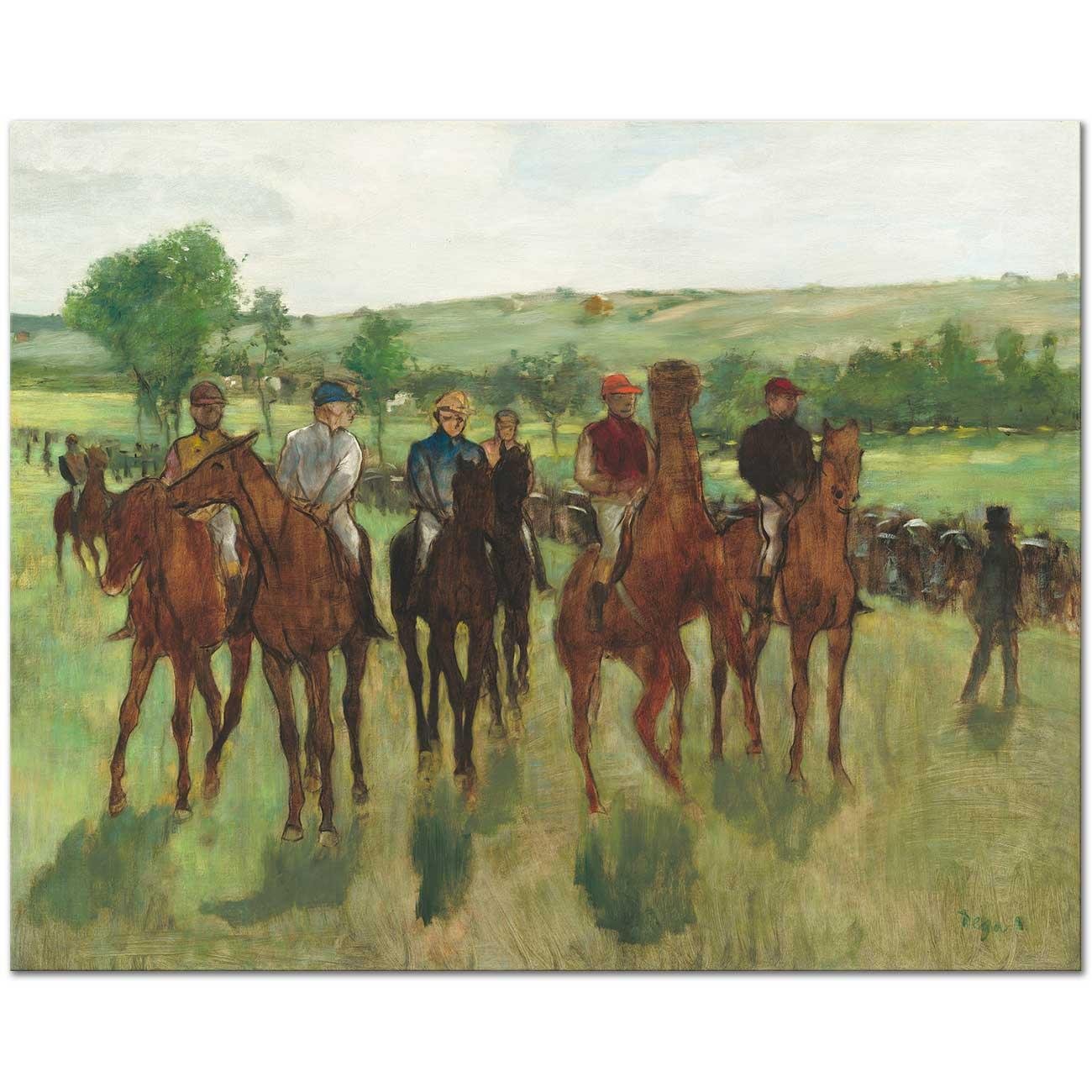The Riders by Edgar Degas
