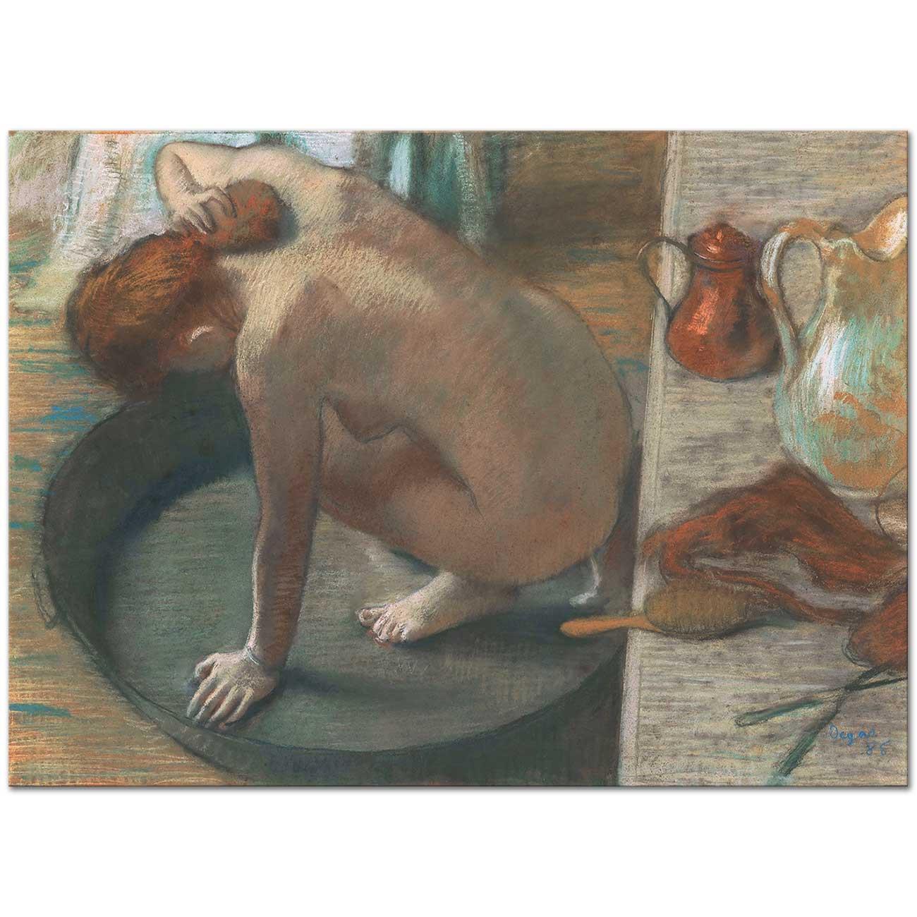 Edgar Degas The Tub Art Print