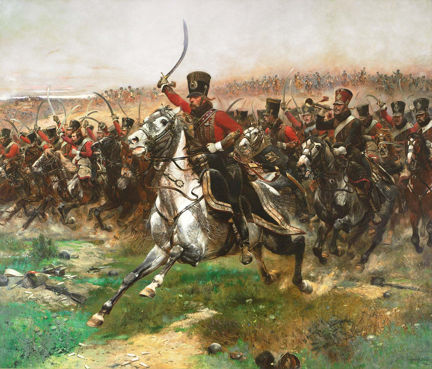 Long Live the Emperor (Vive l'Empereur!) by Edouard Detaille