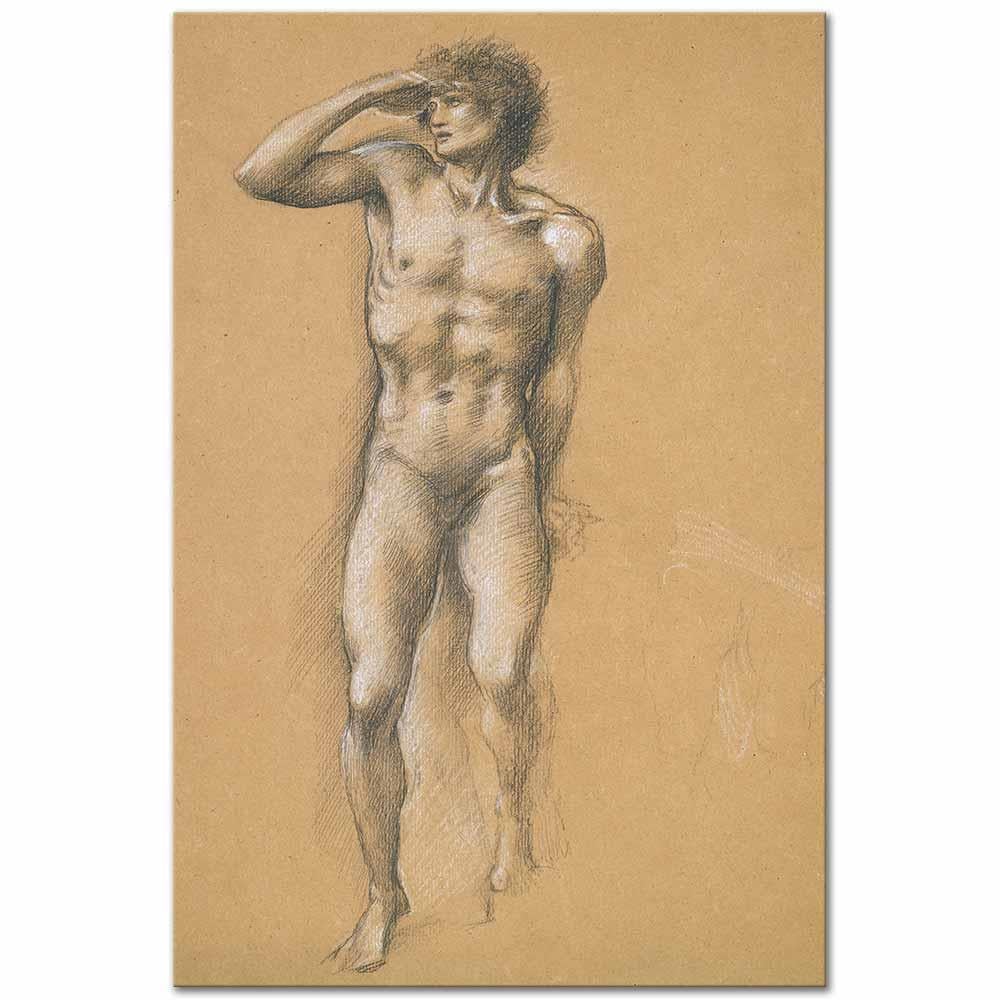 Edward Burne Jones Etüd Kanvas Tablo