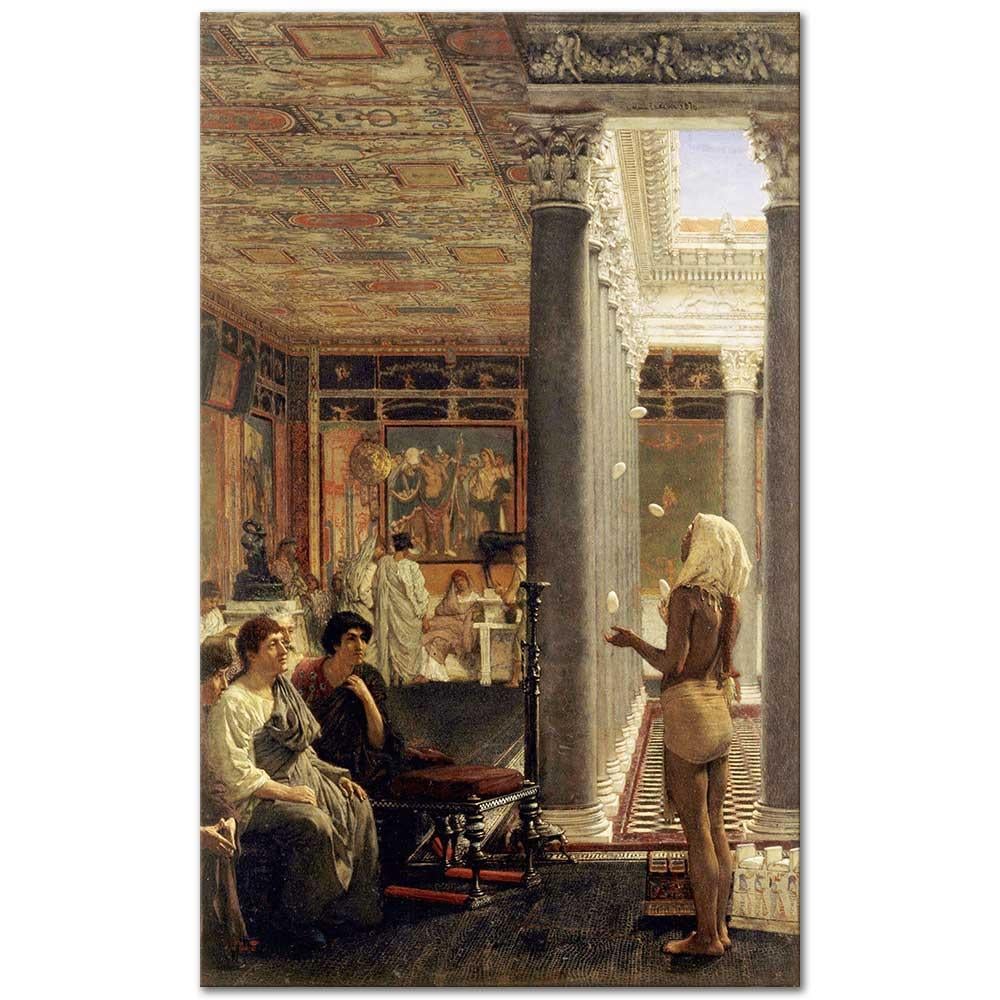 Egyptian Juggler by Sir Lawrence Alma-Tadema as Art Print