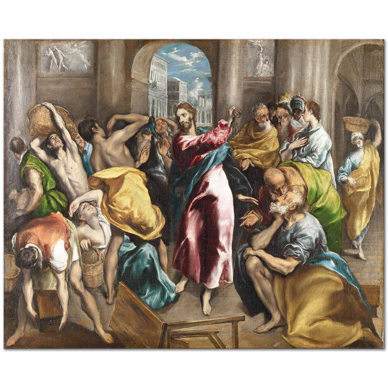 Christ Driving the Traders from the Temple by El Greco