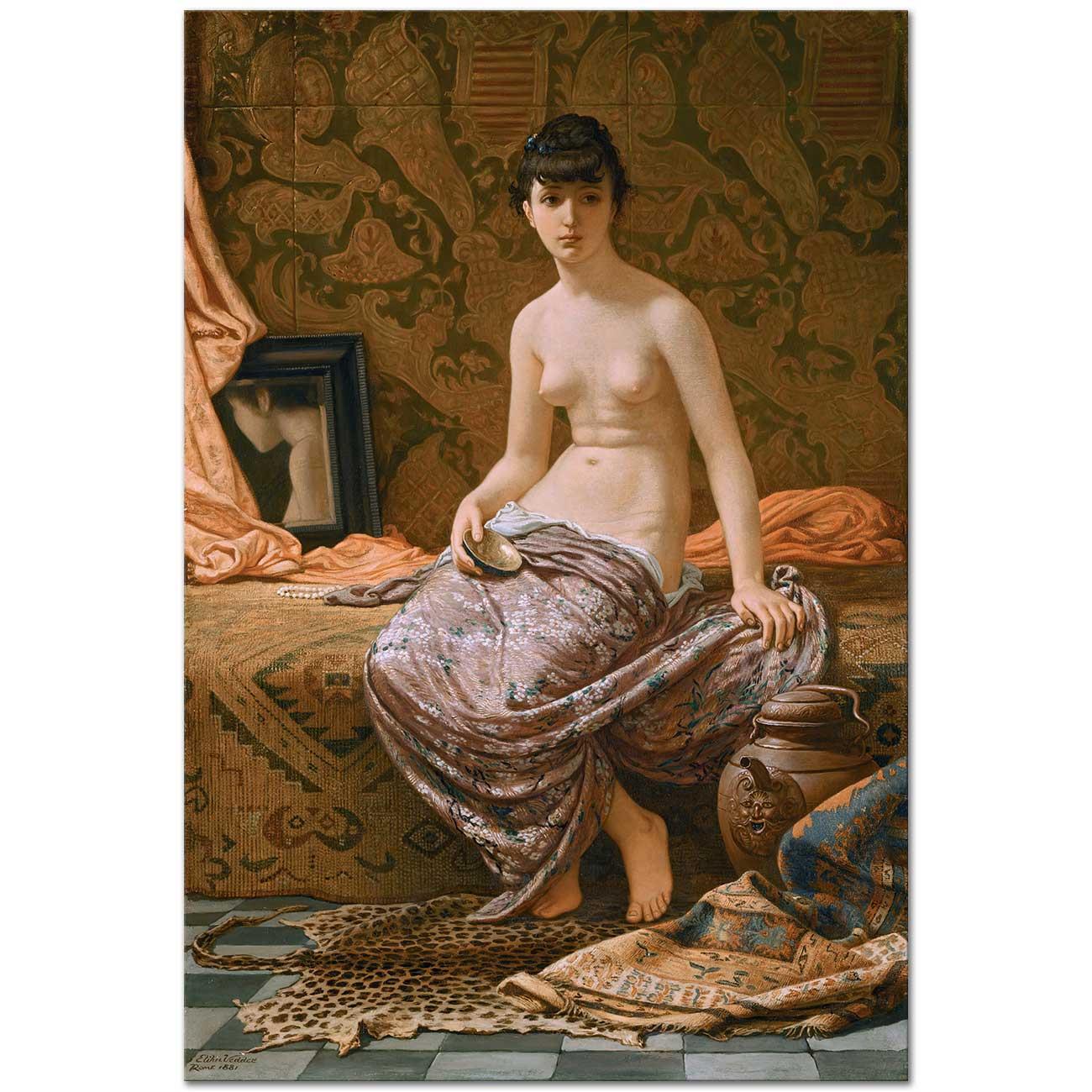Elihu Vedder Roman Model Kanvas Tablo