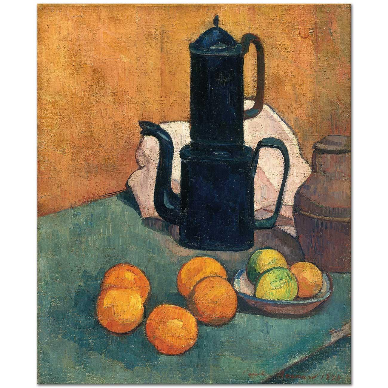 The Blue Coffee Pot by Emile Bernard