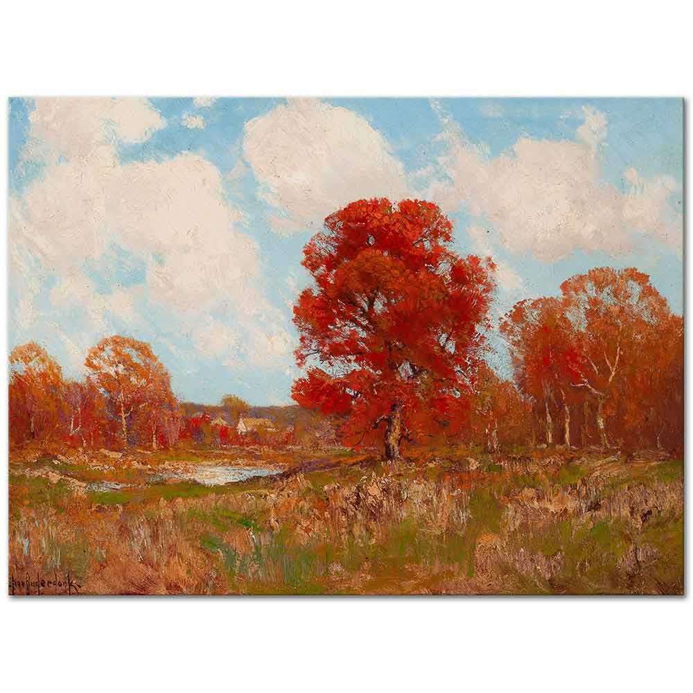 Fall Landscape by Julian Onderdonk as Art Print