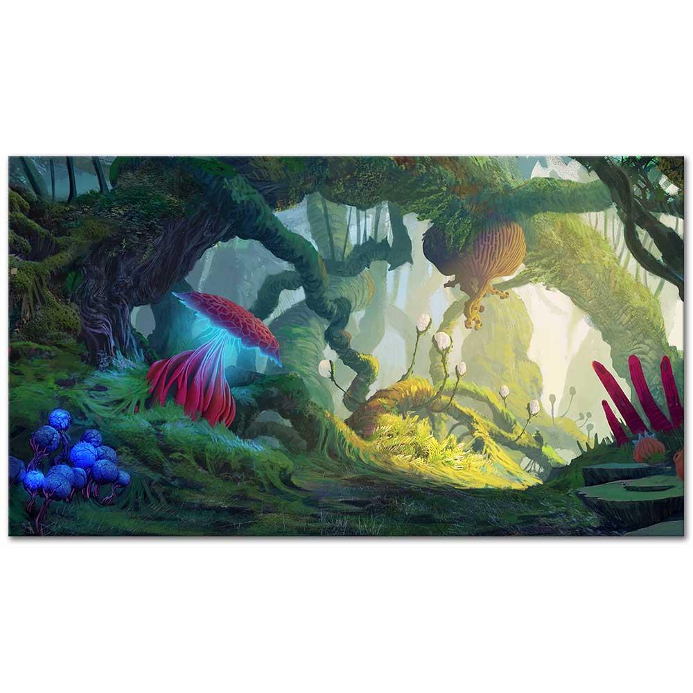 Fantastic Jungle as Art Print