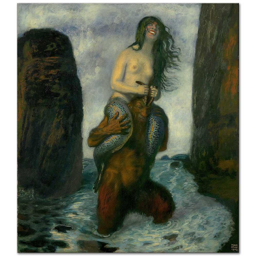Faun und Nixe by Franz von Stuck