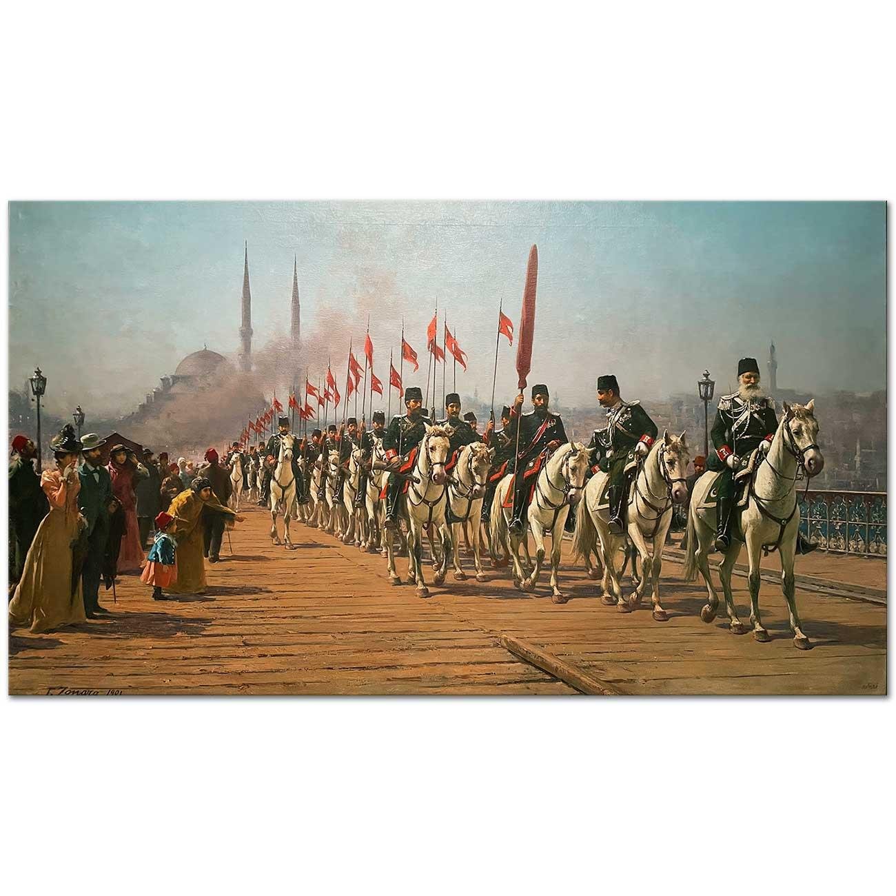 Ertugrul Cavalry Regiment by Fausto Zonaro