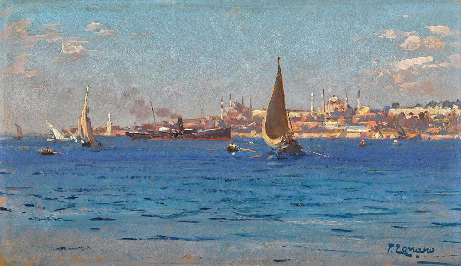Off Seraglio Point by Fausto Zonaro