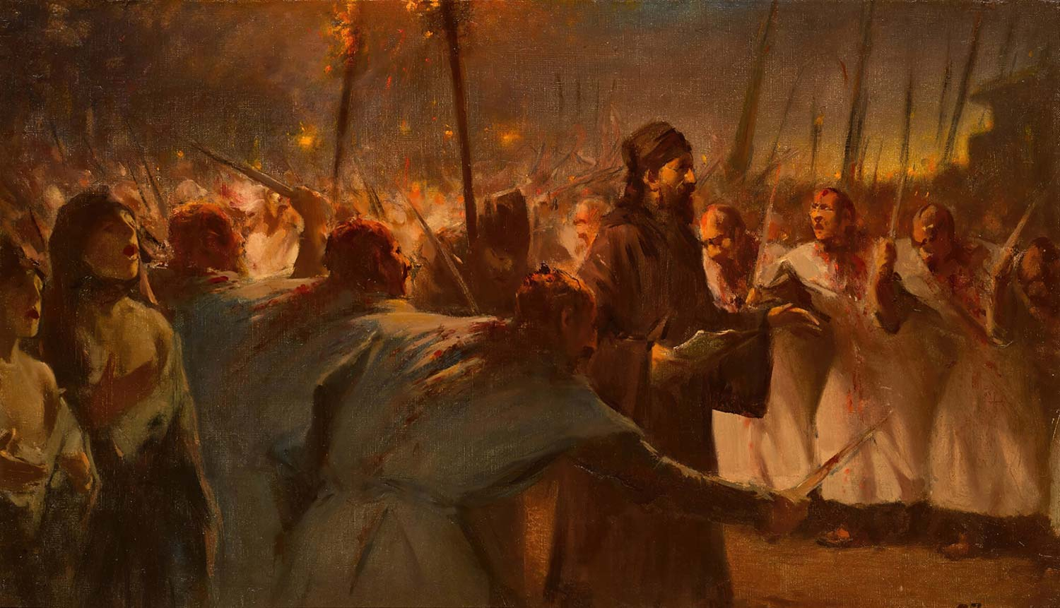 Fausto Zonaro The Tenth of Muharram Art Print