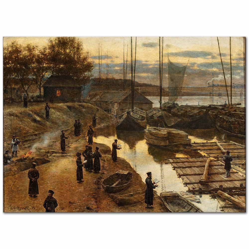 Feast of Trumpets by Aleksander Gierymski as Fine Art Print